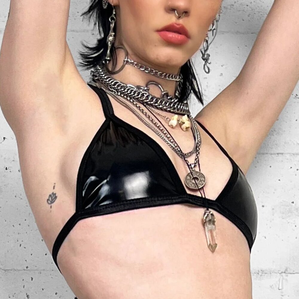 Wettt PVC Bra